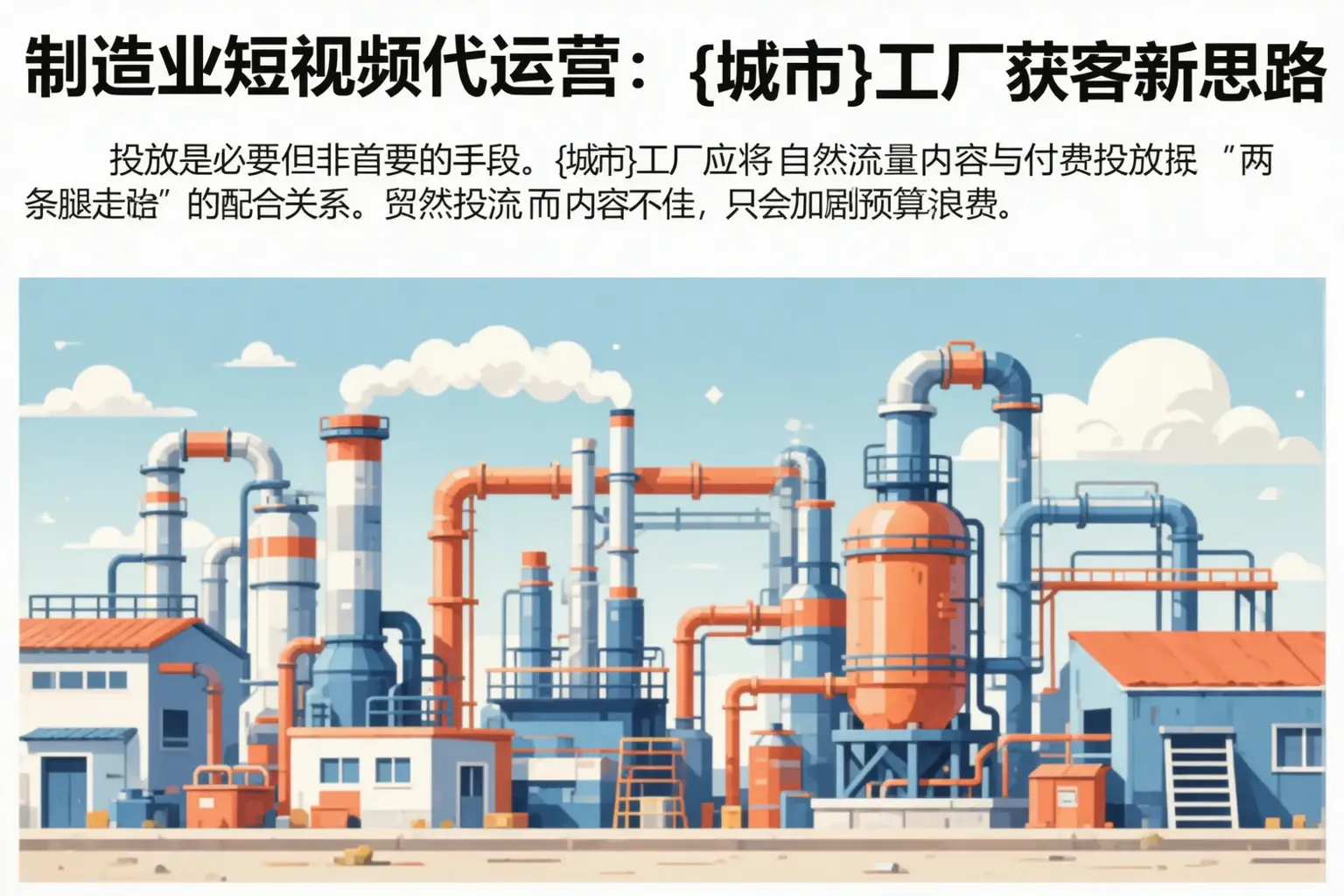 制造业短视频代运营:宣城工厂获客新思路