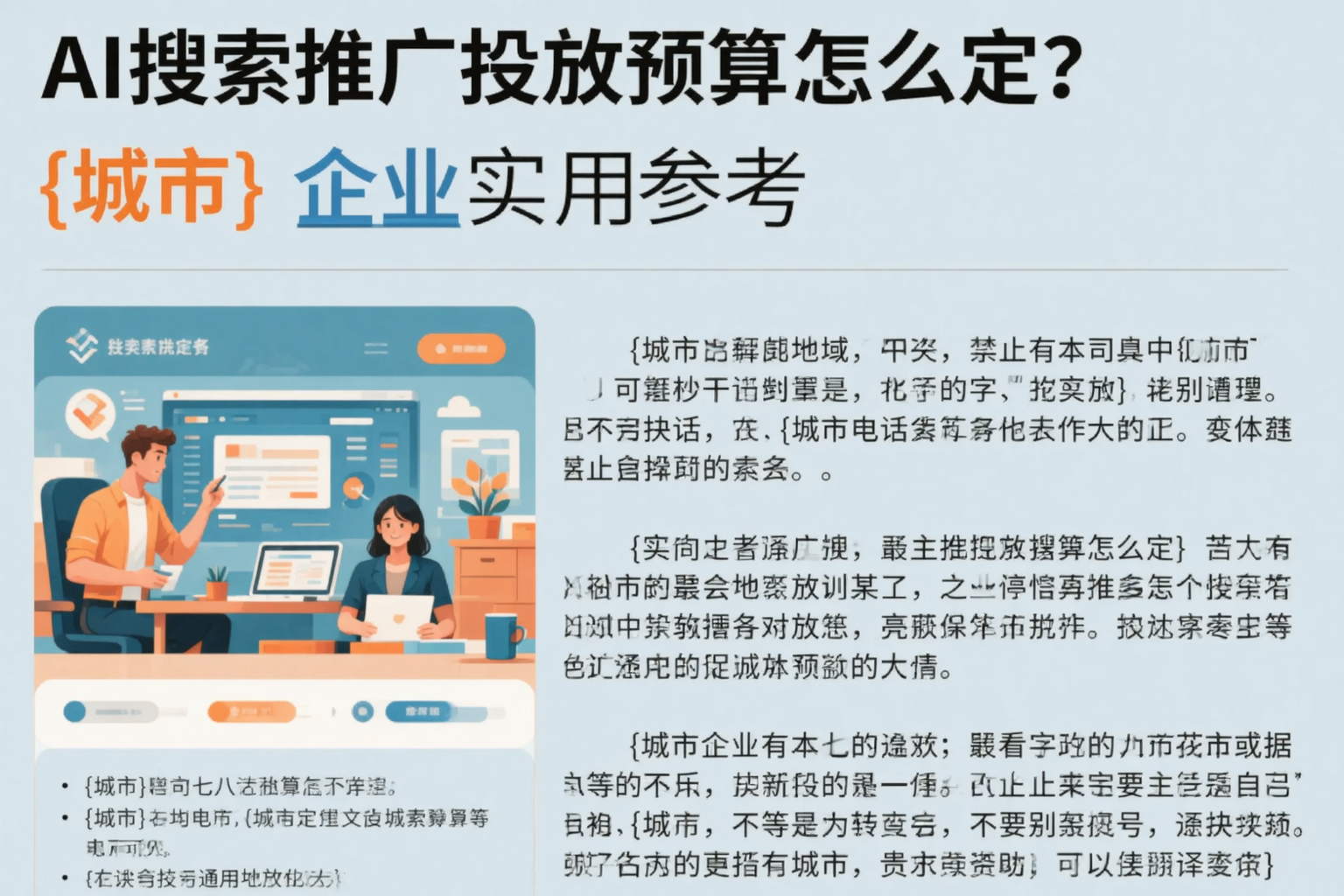 AI搜索推广投放预算怎么定？宣城企业实用参考
