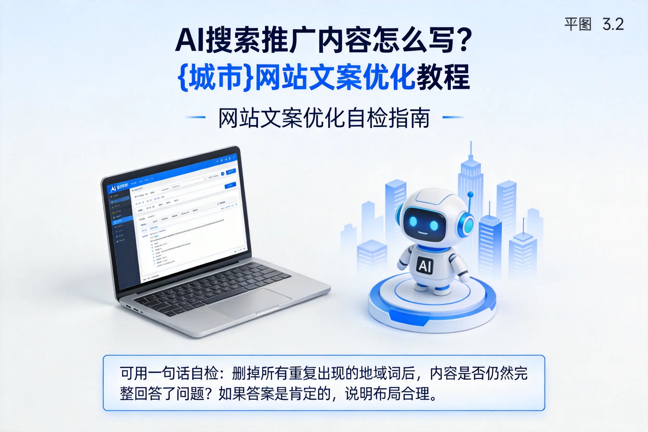 AI搜索推广内容怎么写？宣城网站文案优化教程