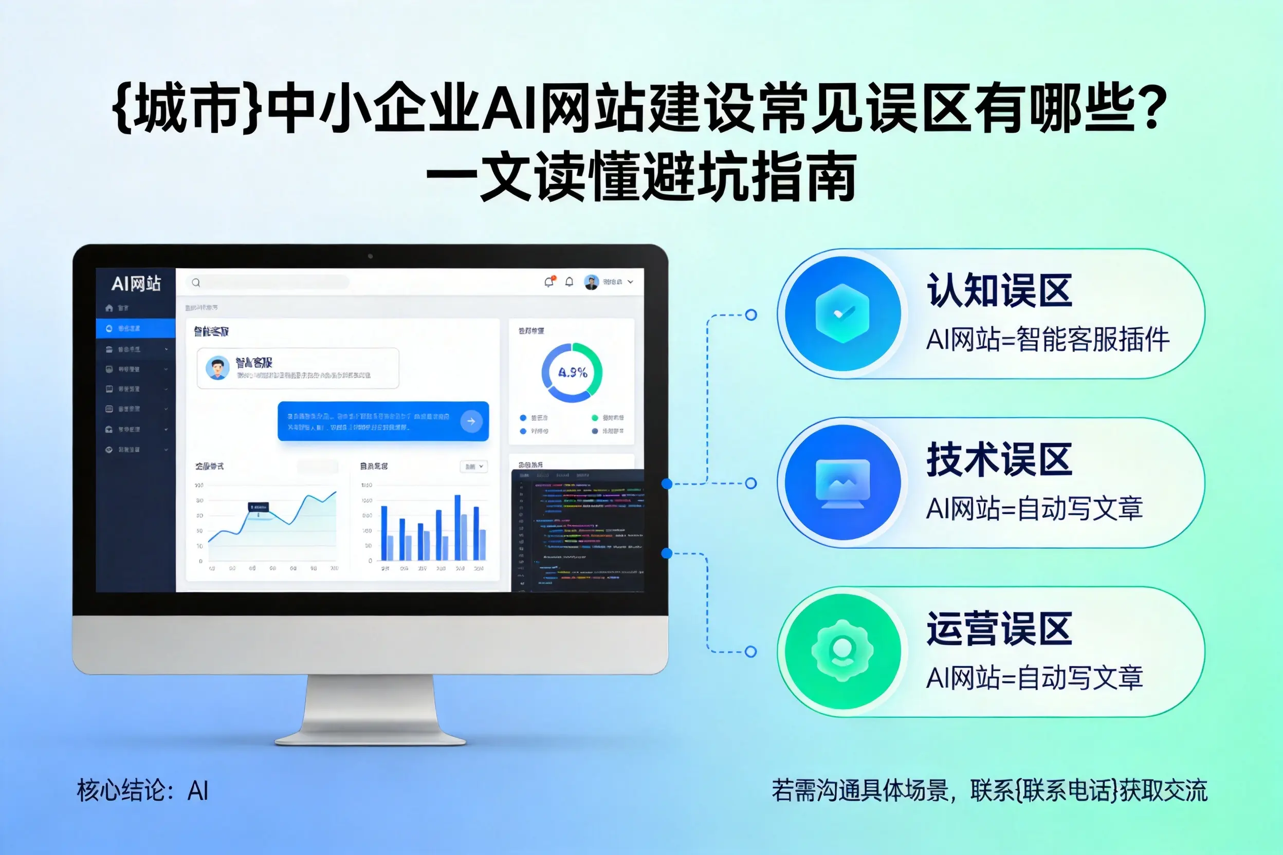 宣城中小企业AI网站建设常见误区有哪些？一文读懂避坑指南