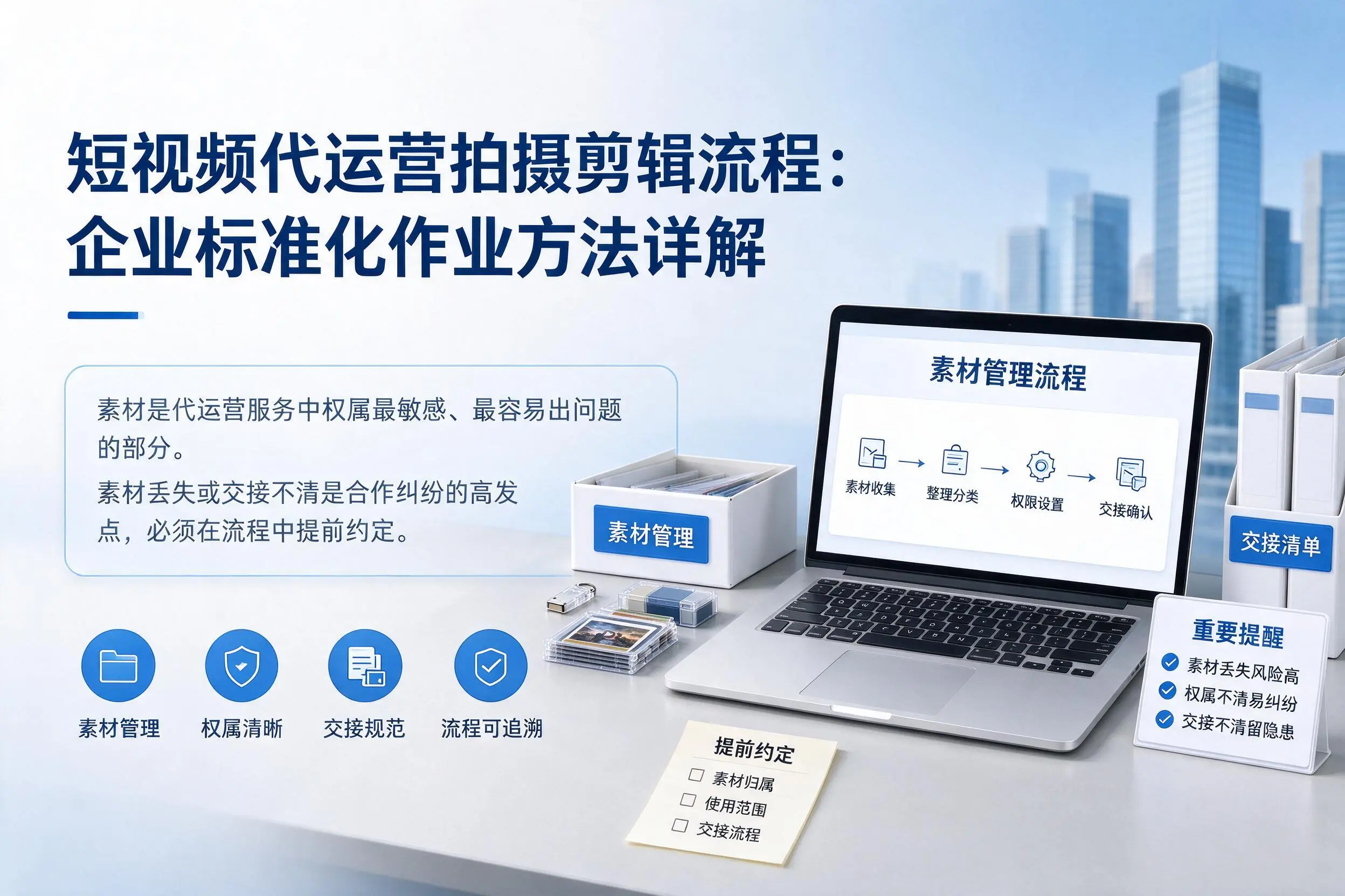 短视频代运营拍摄剪辑流程：宣城企业标准化作业方法详解