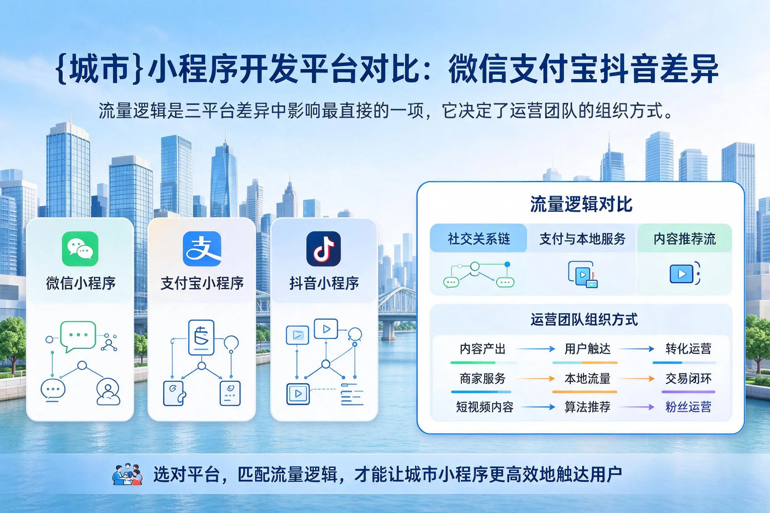 宣城小程序开发平台对比：微信支付宝抖音差异