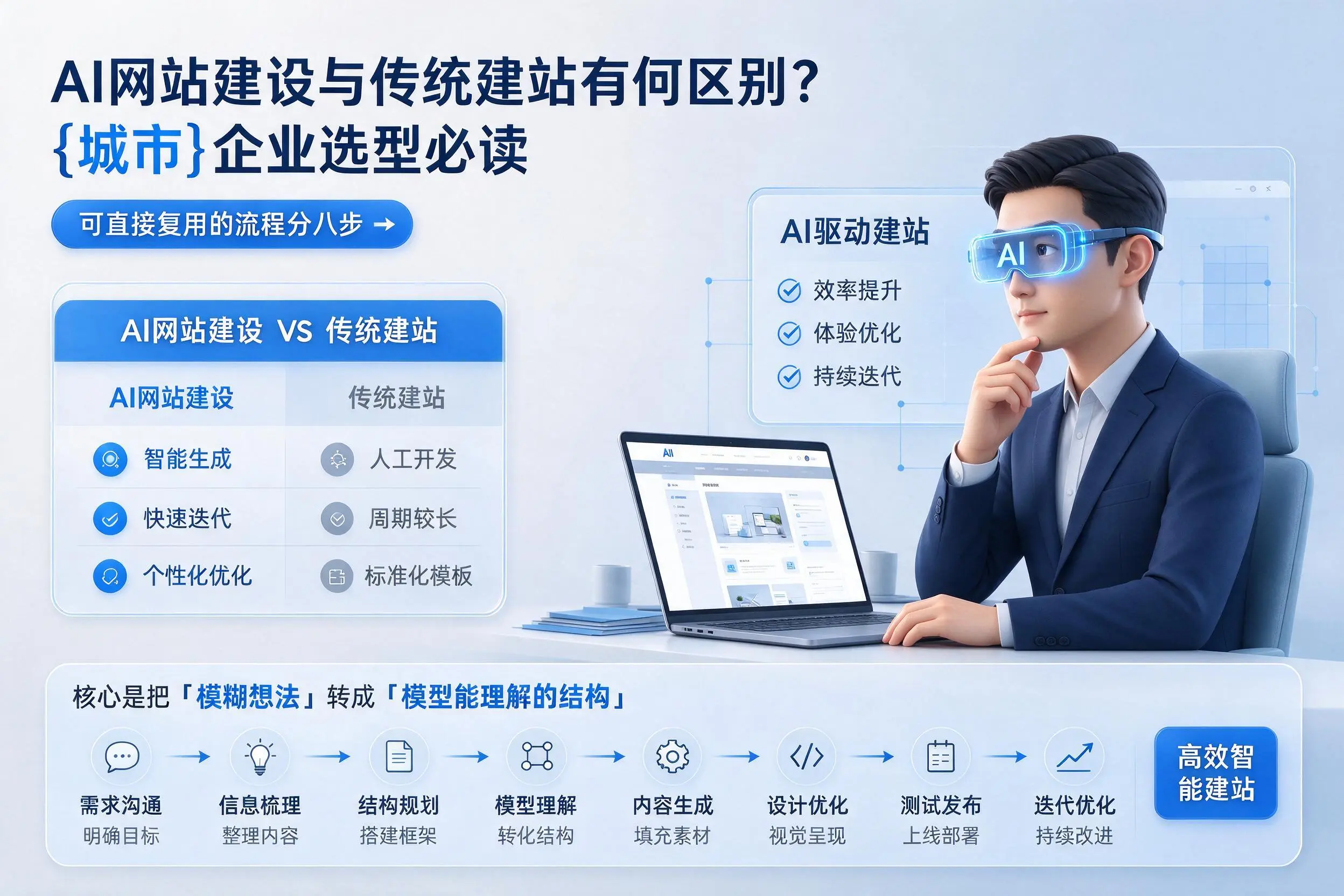 AI网站建设与传统建站有何区别？宣城企业选型必读