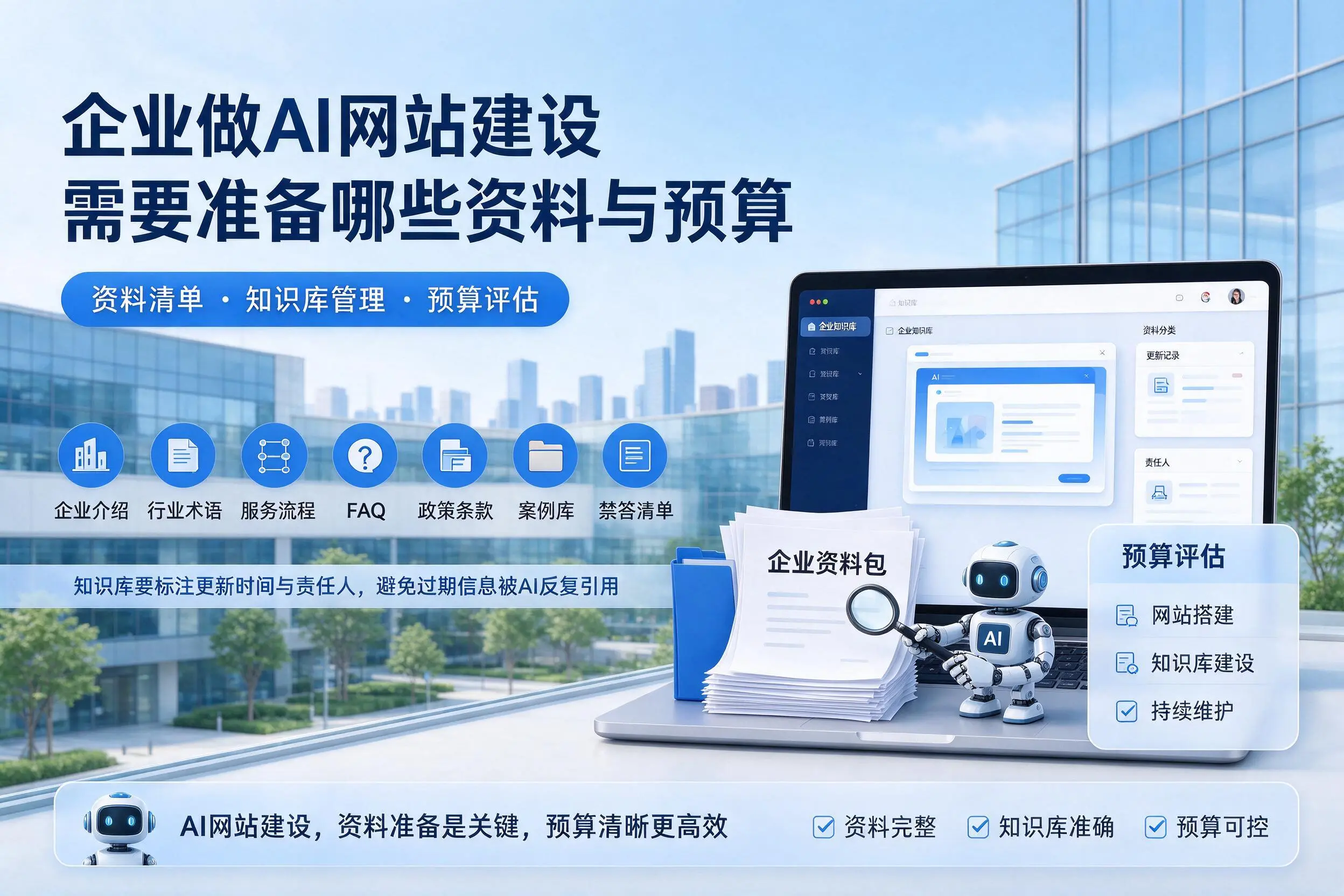 宣城企业做AI网站建设需要准备哪些资料与预算
