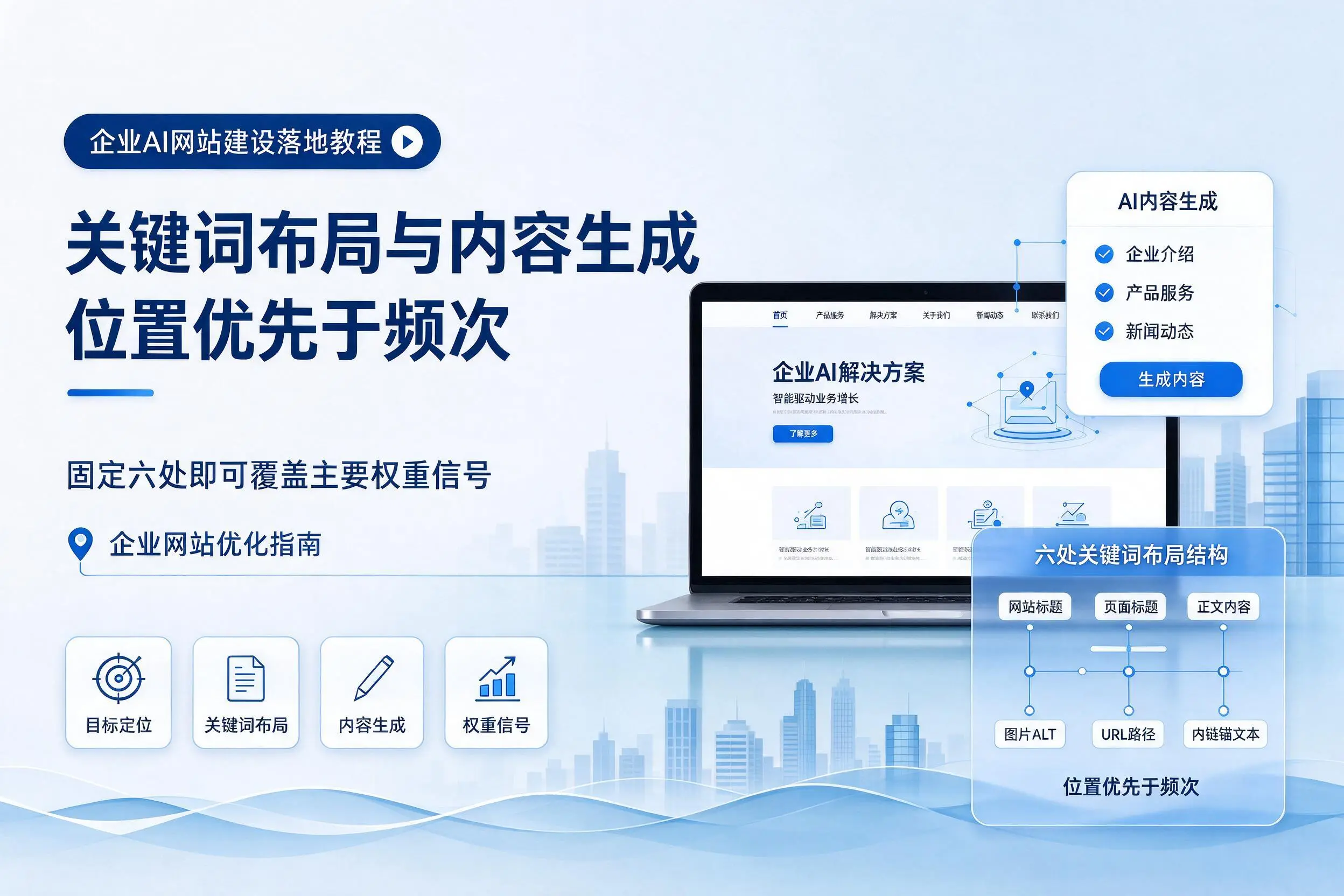 宣城企业AI网站建设落地教程:关键词布局与内容生成